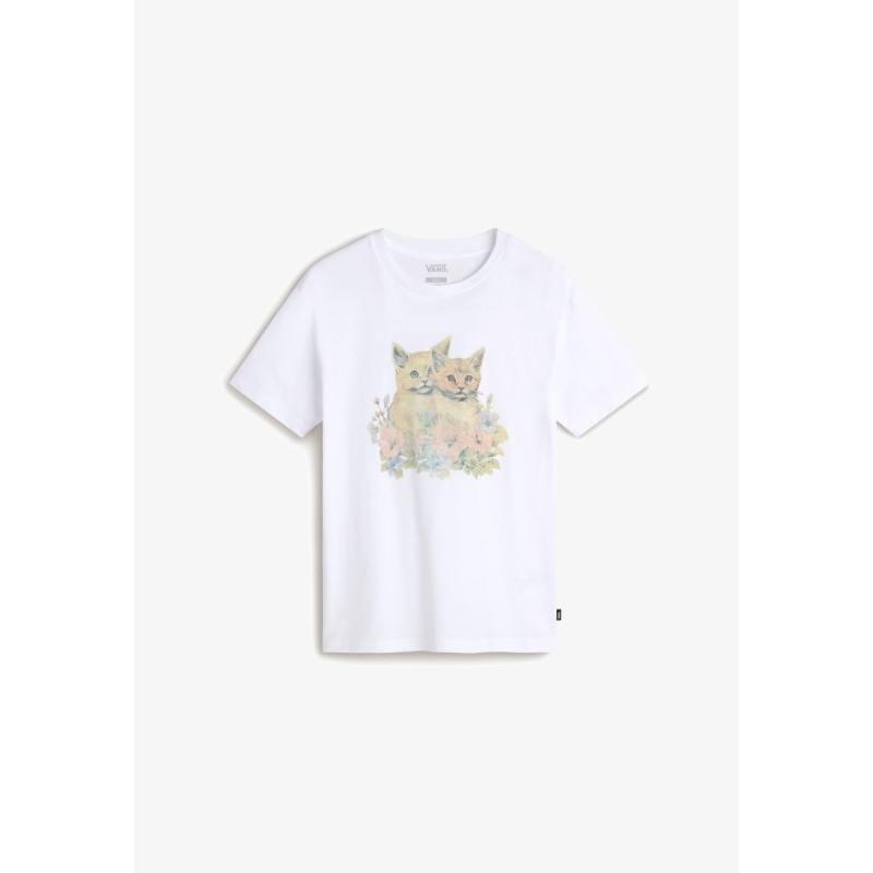 Vans Smitten Oversized Women T-Shirt White