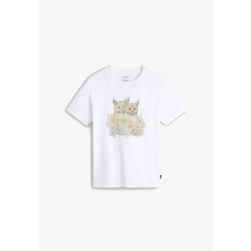 Vans Smitten Oversized Women T-Shirt White