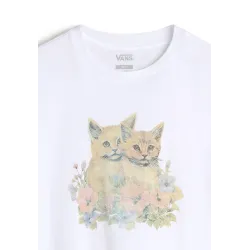 Vans Smitten Oversized Women T-Shirt White