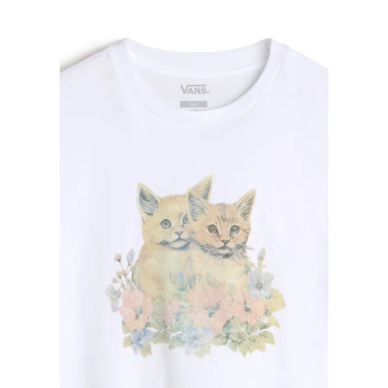 Vans Smitten Oversized Women T-Shirt White