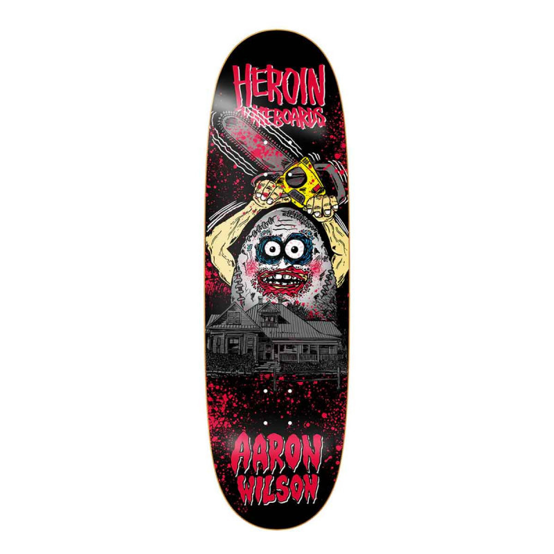 Heroin Aaron Wilson Teggxsas 8.875" Skateboard Deck