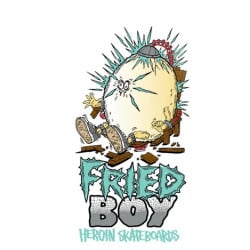 Heroin Fried Boy Sticker