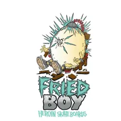 Heroin Fried Boy Sticker