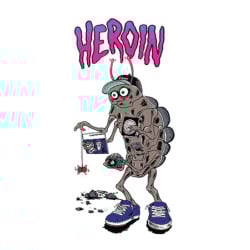 Heroin Nolan Bug Sticker
