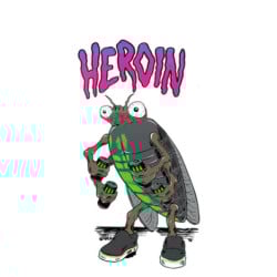 Heroin Swampy Bug Sticker