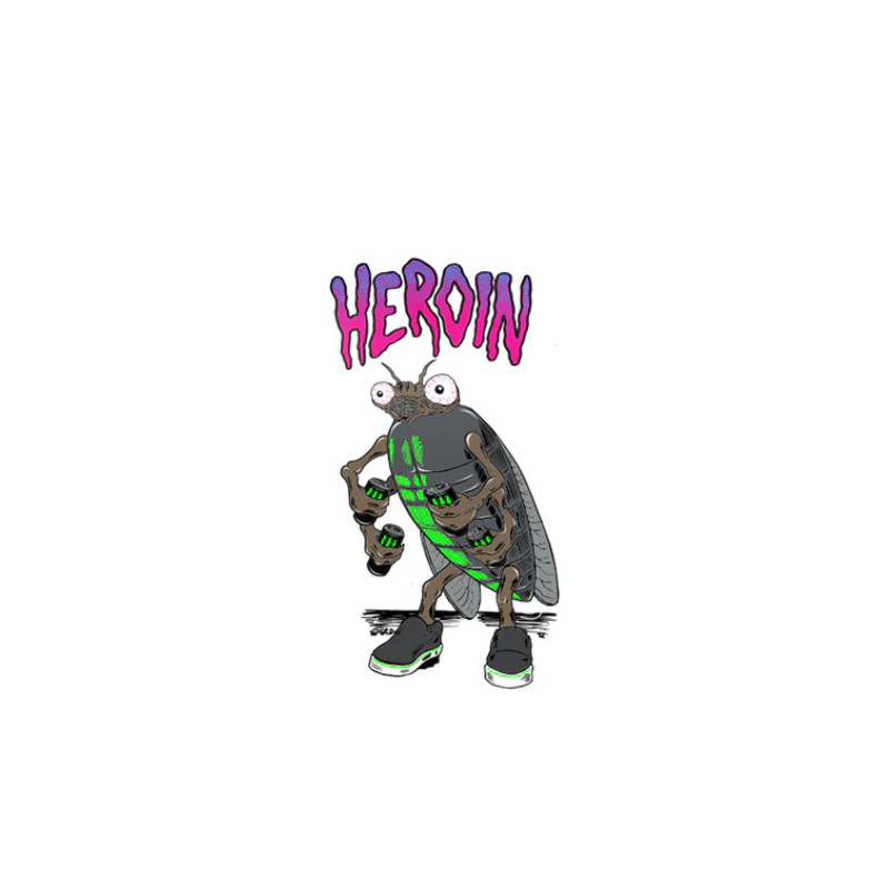 Heroin Swampy Bug Sticker