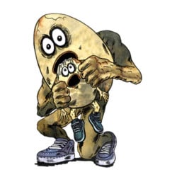 Heroin Egg Eater Sticker