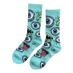 Heroin Mutant Socks Teal