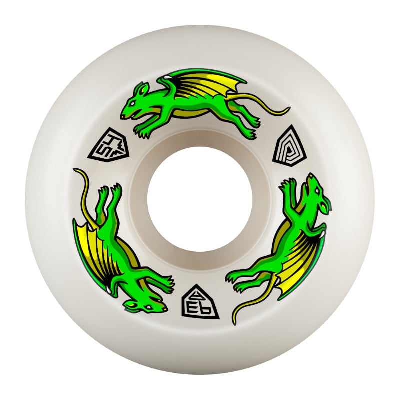 Powell-Peralta Dragon Formula Nano Rat V6 Shape 54mm 93A Skateboard Wheels