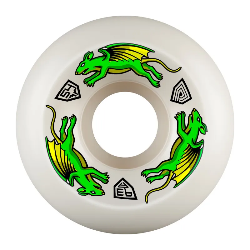 Powell-Peralta Dragon Formula Nano Rat V6 Shape 54mm 93A Skateboard Wheels