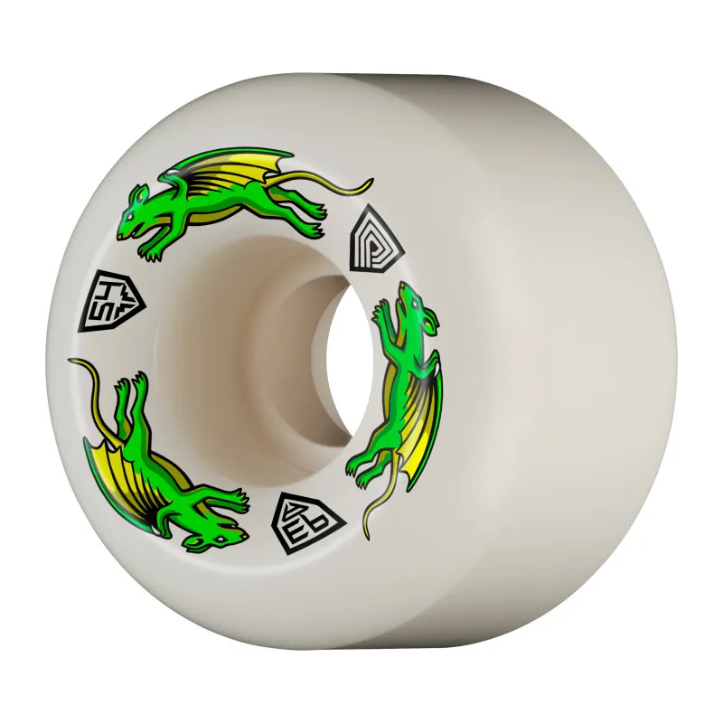 Powell-Peralta Dragon Formula Nano Rat A2 Shape 54mm 93A Skateboard Wheels