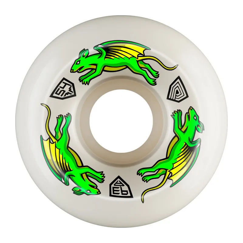 Powell-Peralta Dragon Formula Nano Rat A2 Shape 54mm 93A Skateboard Wheels