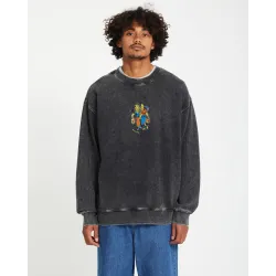 Volcom Featured Artist Bob Mollema Crew Light Acid Black