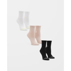 Volcom The New Crew Socks 3 Pack Assorted Colors