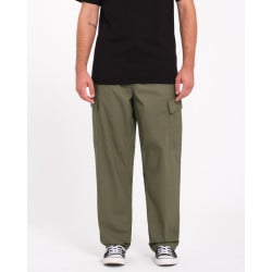 Volcom Billow Tapered Elastic Waist Cargo Wintermoss
