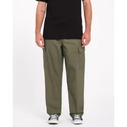 Volcom Billow Tapered Elastic Waist Cargo Wintermoss