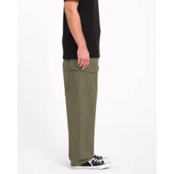 Volcom Billow Tapered Elastic Waist Cargo Wintermoss