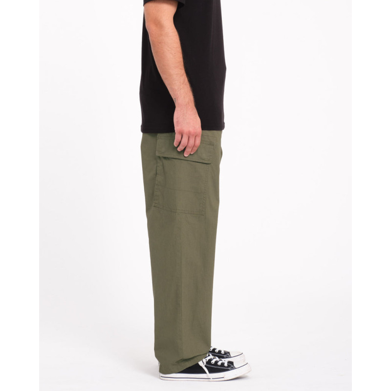 Volcom Billow Tapered Elastic Waist Cargo Wintermoss