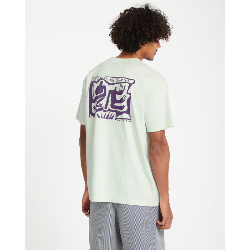 Volcom Flowatch T-Shirt Cloud Blue