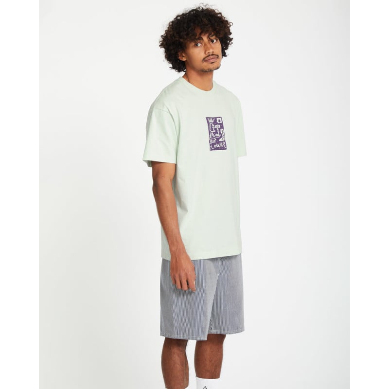 Volcom Flowatch T-Shirt Cloud Blue