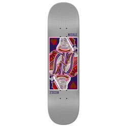 Real Nicole Queen Of Hearts Twin Nose 8.0" Skateboard Deck