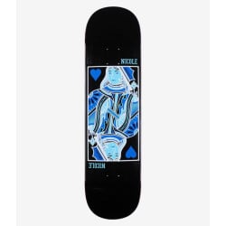 Real Nicole Queen Of Hearts Twin Nose 8.25" Skateboard Deck