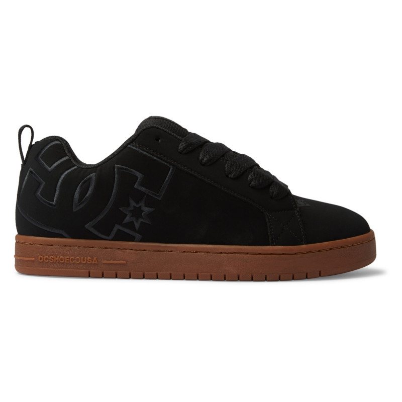 DC Shoes Court Graffik Shoes Black/Gum - 10