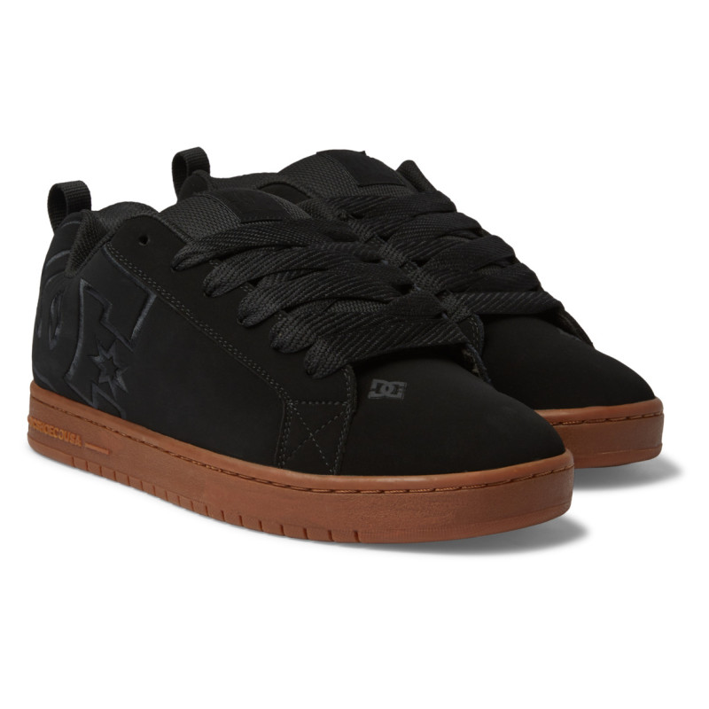 DC Shoes Court Graffik Shoes Black/Gum - 10