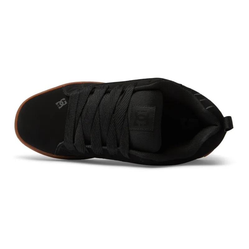 DC Shoes Court Graffik Shoes Black/Gum - 10