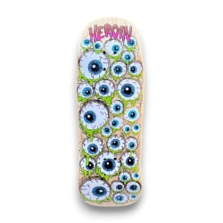 Custom Pro X Heroin Skateboards Eyes Fingerboard Deck