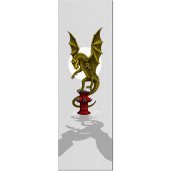 Powell-Peralta Andy Anderson Hydrant Griptape Sheet Clear 10.5