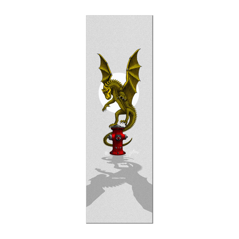 Powell-Peralta Andy Anderson Hydrant Griptape Sheet Clear 10.5