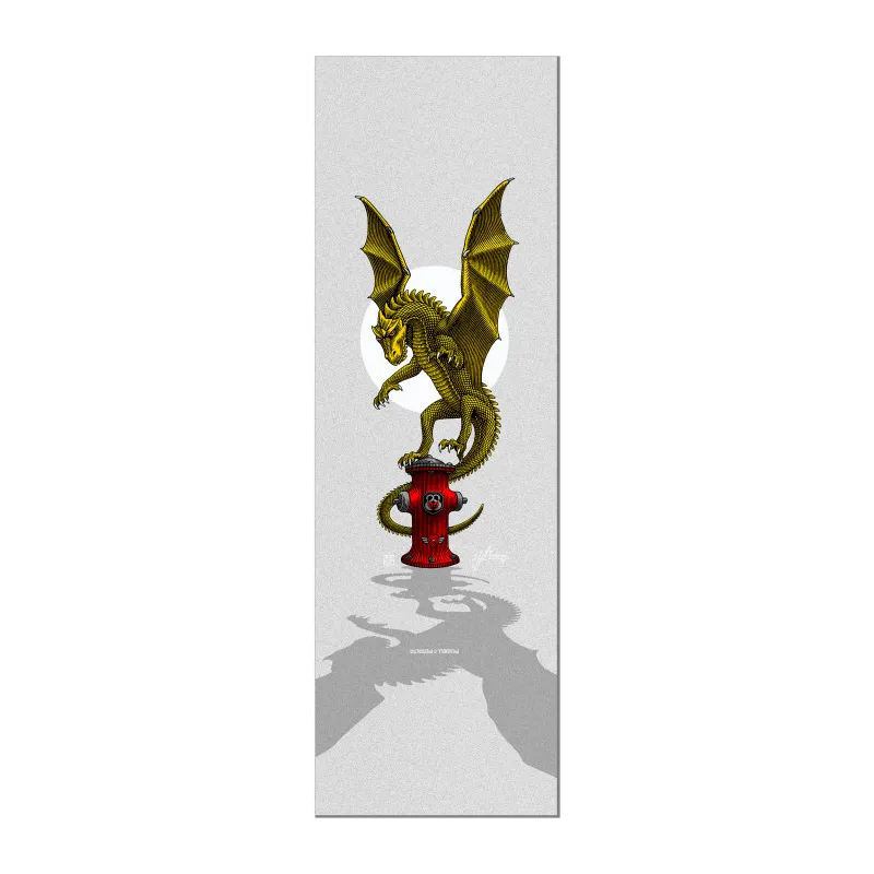 Powell-Peralta Andy Anderson Hydrant Griptape Sheet Clear 10.5