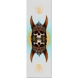Powell-Peralta Andy Anderson Skull Egg Griptape Sheet Clear 10.5