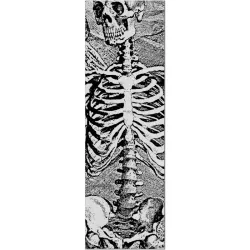 Powell-Peralta Skull & Sword Skeleton Griptape Sheet Clear 10.5