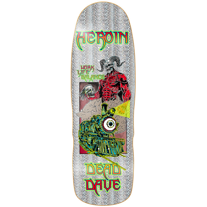 Heroin  Dead Dave Hellscape 10.01" Skateboard Deck