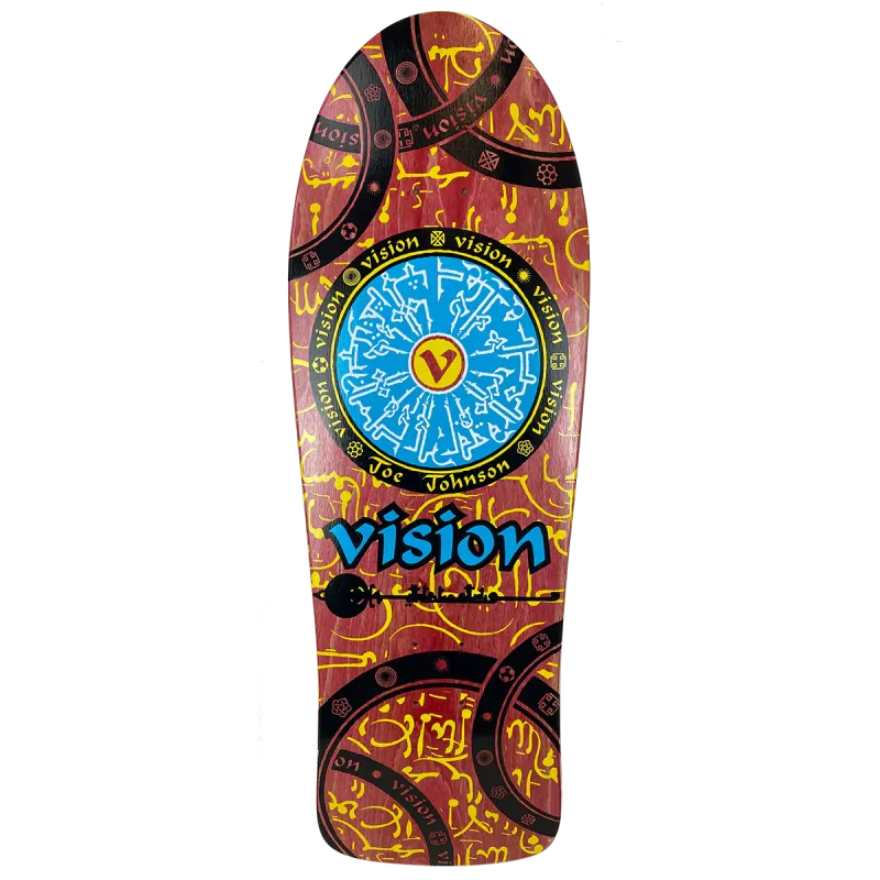 Buy Vision Joe Johnson Hieroglyphics 10.25" Old School Skateboard Deck at the Sickboards Longboard Shop