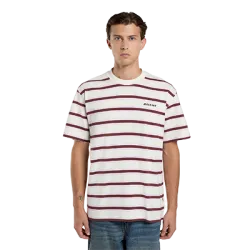 Dickies York Stripe T-Shirt Egret