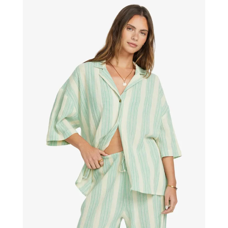 Billabong Beach Side Shirt Women Blue