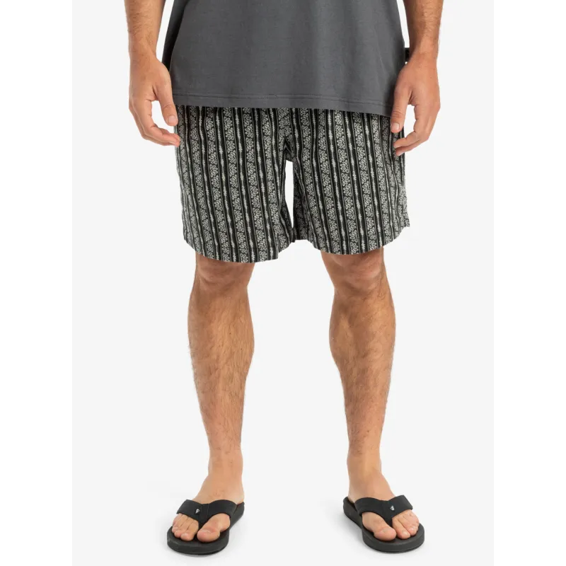 Quiksilver Taxer Jacquard Street Way Shorts Black