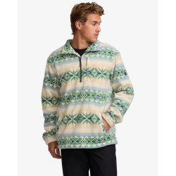 Billabong Boundary Mock Fleece Red