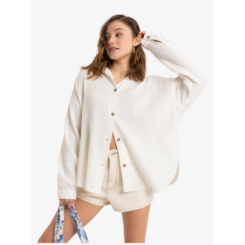 Roxy Morning Time Shirt Women White