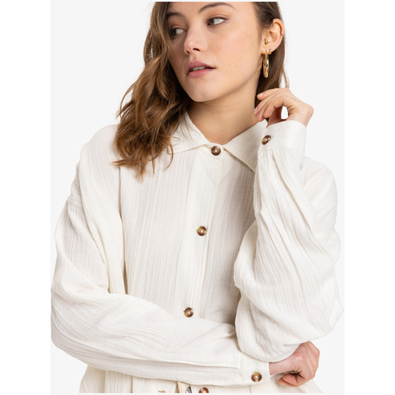 Roxy Morning Time Shirt Women White