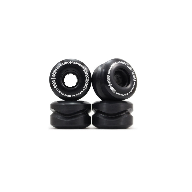 Buy Shark Wheels Shades Black 54mm Wheels at the Sickboards Longboard Shop