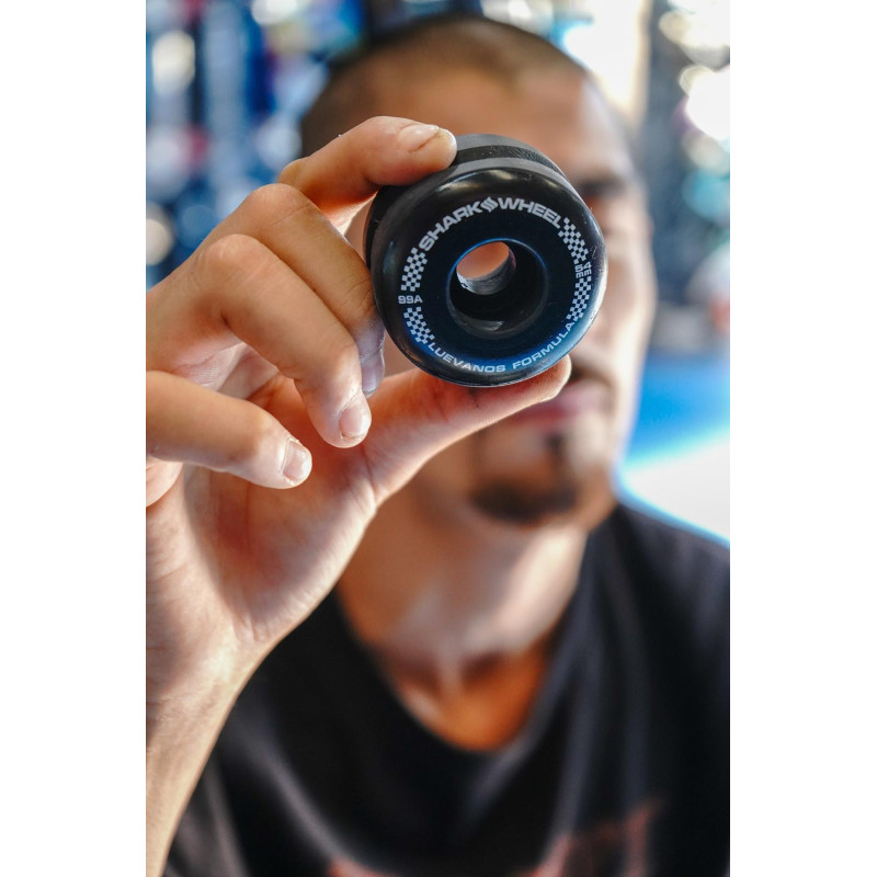 Buy Shark Wheels Shades Black 54mm Wheels at the Sickboards Longboard Shop