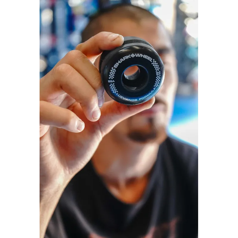 Buy Shark Wheels Shades Black 54mm Wheels at the Sickboards Longboard Shop