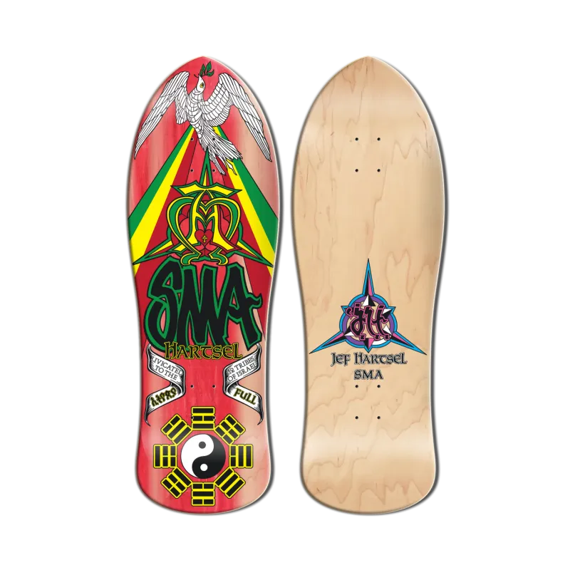 Santa Monica Airlines Jef Hartsel 10.25" Old School Skateboard Deck
