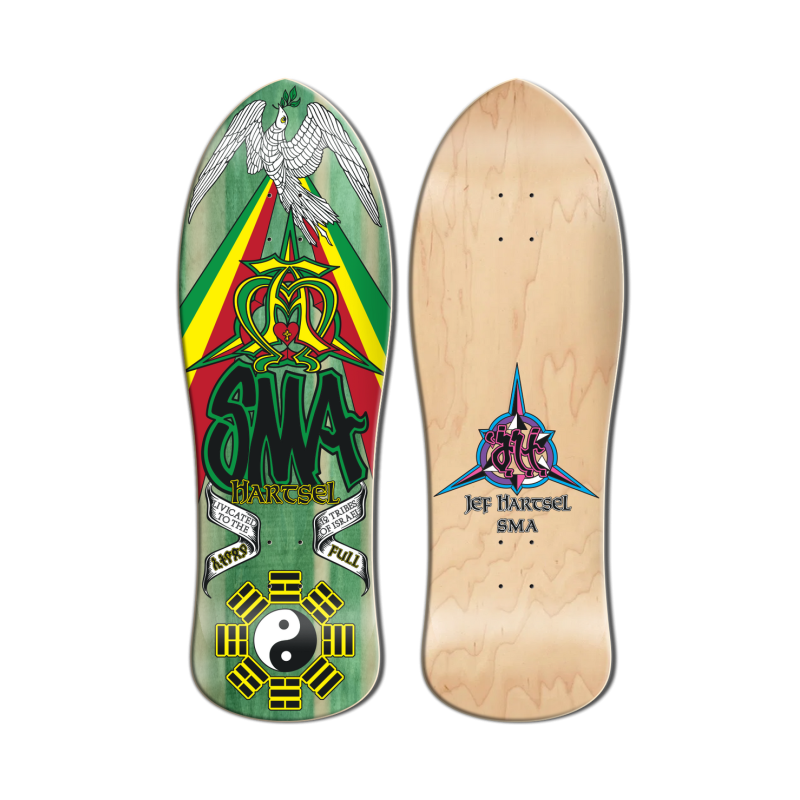 Santa Monica Airlines Jef Hartsel 10.25" Old School Skateboard Deck
