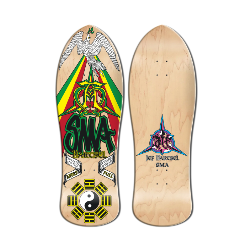 Santa Monica Airlines Jef Hartsel 10.25" Old School Skateboard Deck