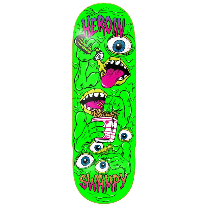 Heroin Swampy Mutate Or Die 10.25" Skateboard Deck